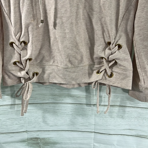 MICHAEL KORS Hooded Rose Gold Sweatshirt • MEDIUM - Picture 6 of 9